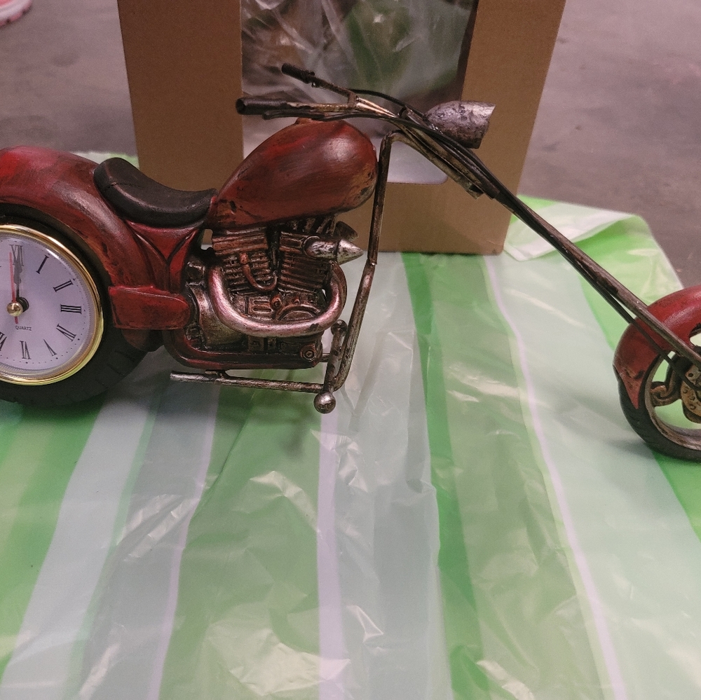 Clock on bike